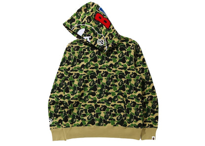 BAPE ABC Camo 2nd Ape Wide Fit Pullover Hoodie Green