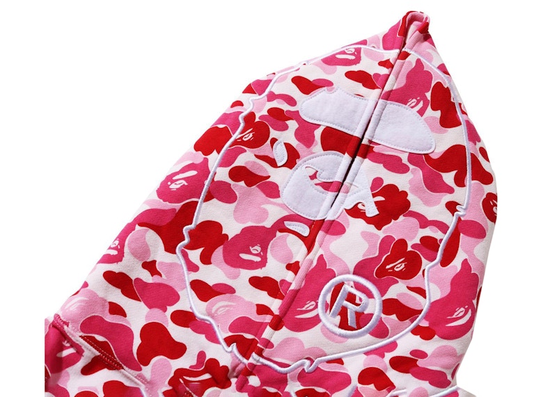 BAPE ABC Camo 2nd Ape Wide Fit Pullover Hoodie Pink