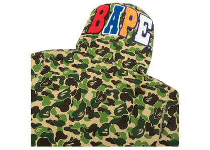 BAPE ABC Camo 2nd Ape Wide Pullover Hoodie Green