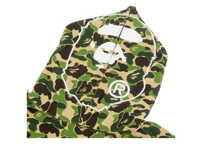 BAPE ABC Camo 2nd Ape Wide Pullover Hoodie Green