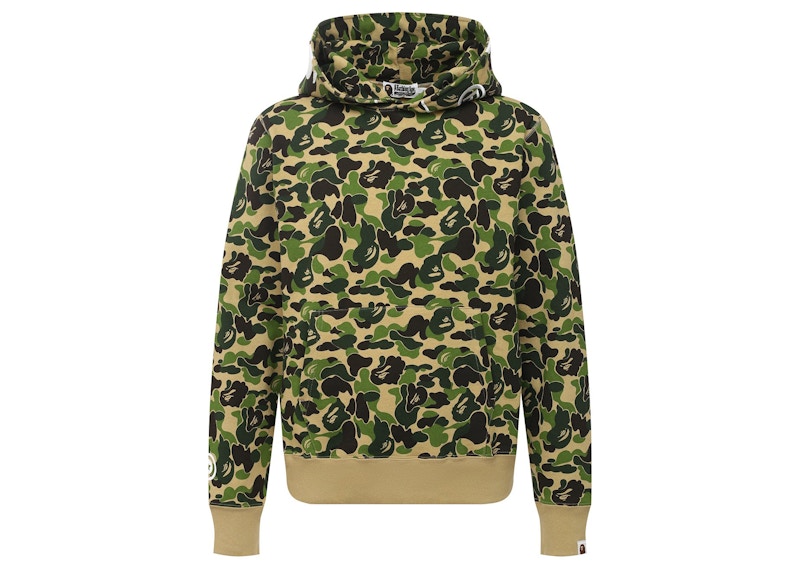 BAPE ABC Camo 2nd Ape Wide Pullover Hoodie Green