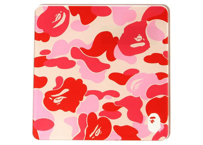 BAPE ABC Camo Acrylic Plate Pink