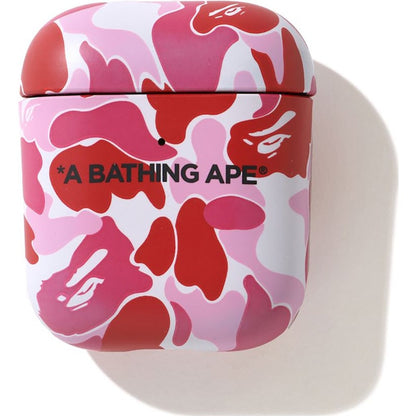 BAPE ABC Camo Airpods Case Pink
