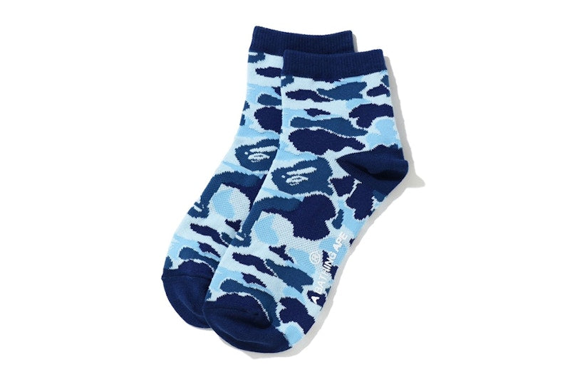 BAPE ABC Camo Ankle Socks (SS20) Blue
