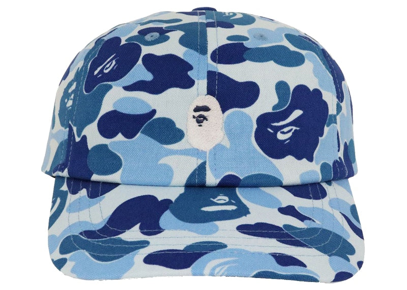 BAPE ABC Camo Ape Head Panel Cap Blue