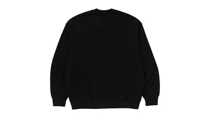 BAPE ABC Camo Ape Head Relaxed Fit Crewneck Sweatshirt Black