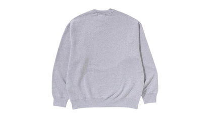 BAPE ABC Camo Ape Head Relaxed Fit Crewneck Sweatshirt Gray