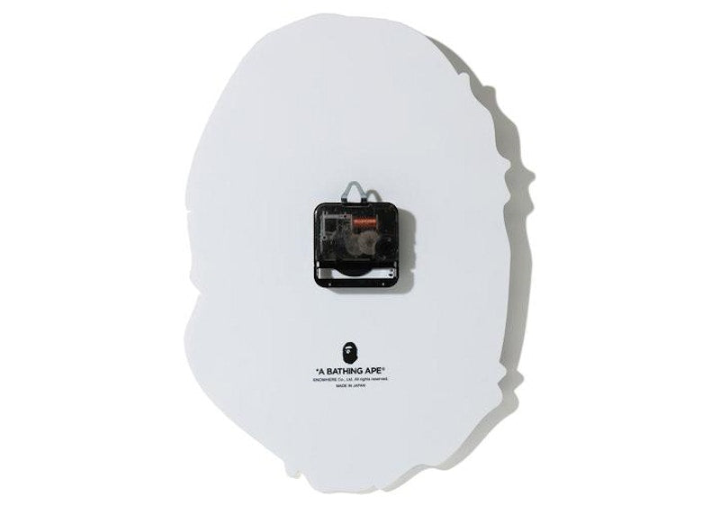 BAPE ABC Camo Ape Head Wall Clock Blue