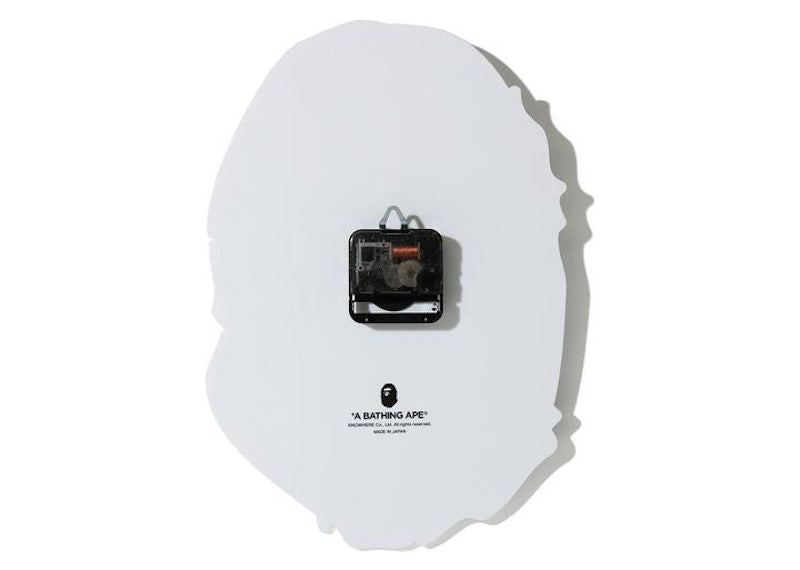 BAPE ABC Camo Ape Head Wall Clock Pink