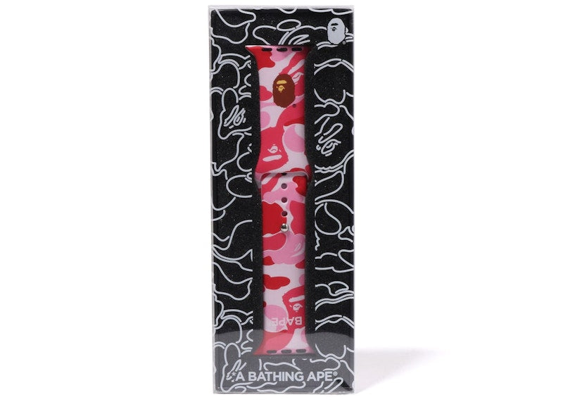 BAPE ABC Camo Apple Watch Band (41/45mm) Pink