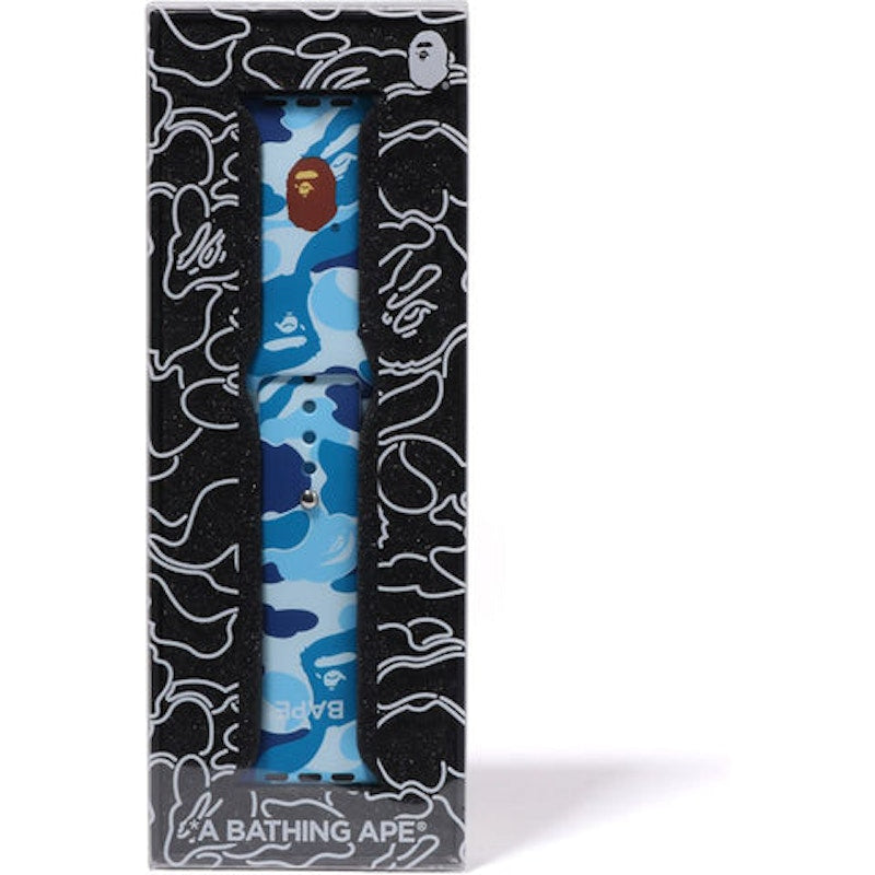BAPE ABC Camo Apple Watch Band Blue