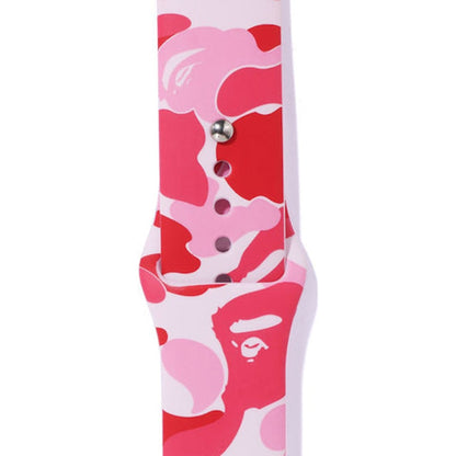 BAPE ABC Camo Apple Watch Band Pink