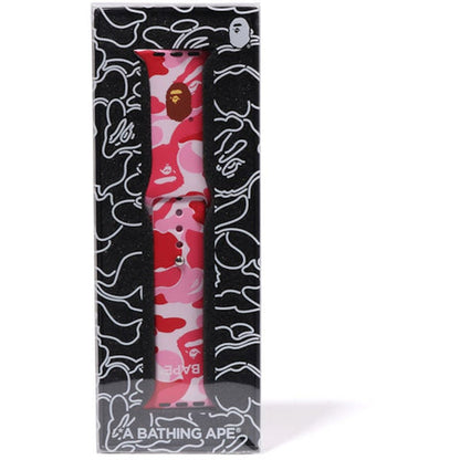 BAPE ABC Camo Apple Watch Band Pink