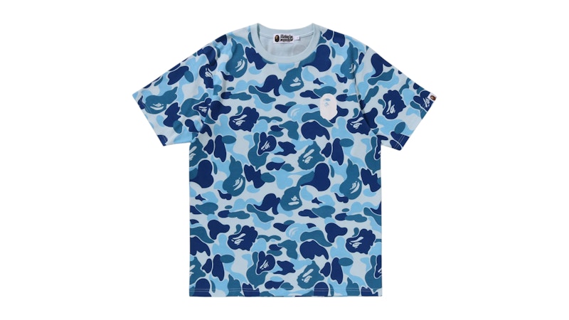 BAPE ABC Camo Asnka Tee Blue