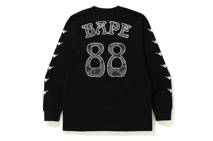BAPE ABC Camo BAPE 88 L/S Tee Black/Black