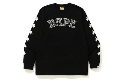 BAPE ABC Camo BAPE 88 L/S Tee Black/Black