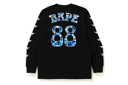 BAPE ABC Camo BAPE 88 L/S Tee Black/Blue