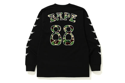 BAPE ABC Camo BAPE 88 L/S Tee Black/Green