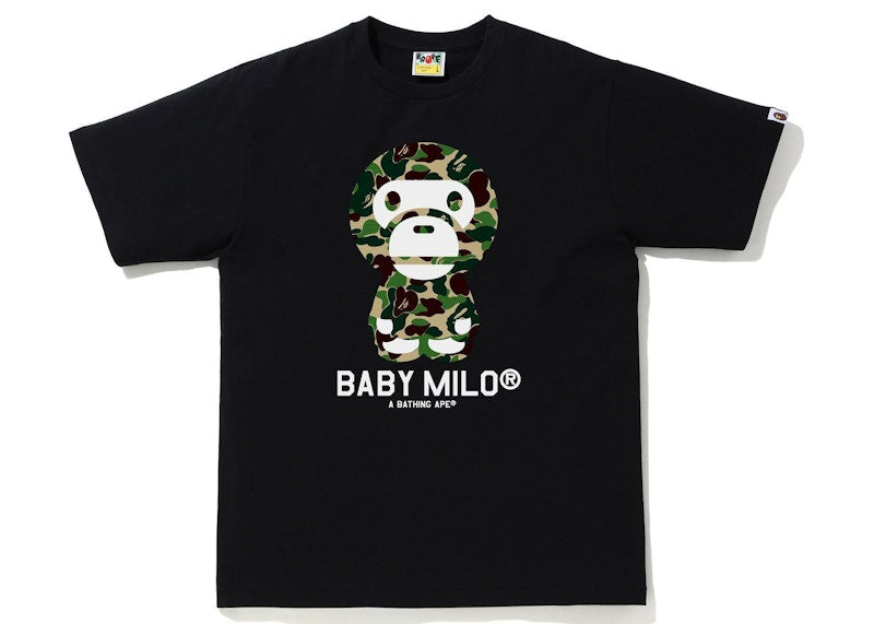 BAPE ABC Camo Baby Milo Tee Black/Green