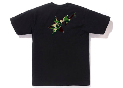 BAPE ABC Camo Bape Sta Logo Tee Black Green