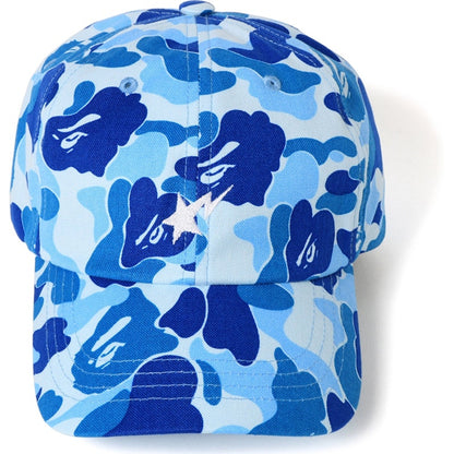 BAPE ABC Camo Bapesta Panel Cap Blue