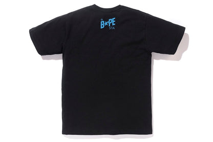 BAPE ABC Camo Bapesta Tee Black/Blue