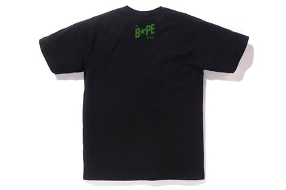 BAPE ABC Camo Bapesta Tee Black/Green