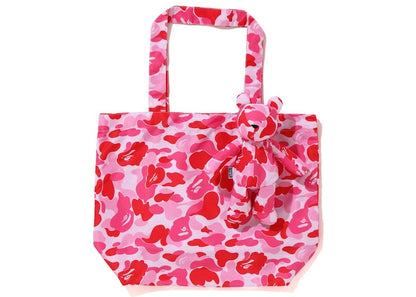 BAPE ABC Camo Bear Eco S Bag Pink