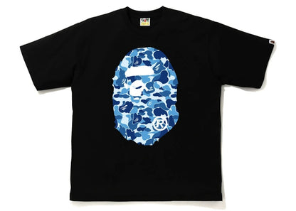 BAPE ABC Camo Big Ape Head Relaxed Tee Black/Blue