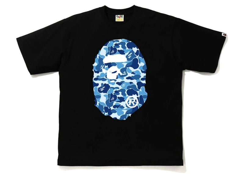 BAPE ABC Camo Big Ape Head Relaxed Tee Black/Blue