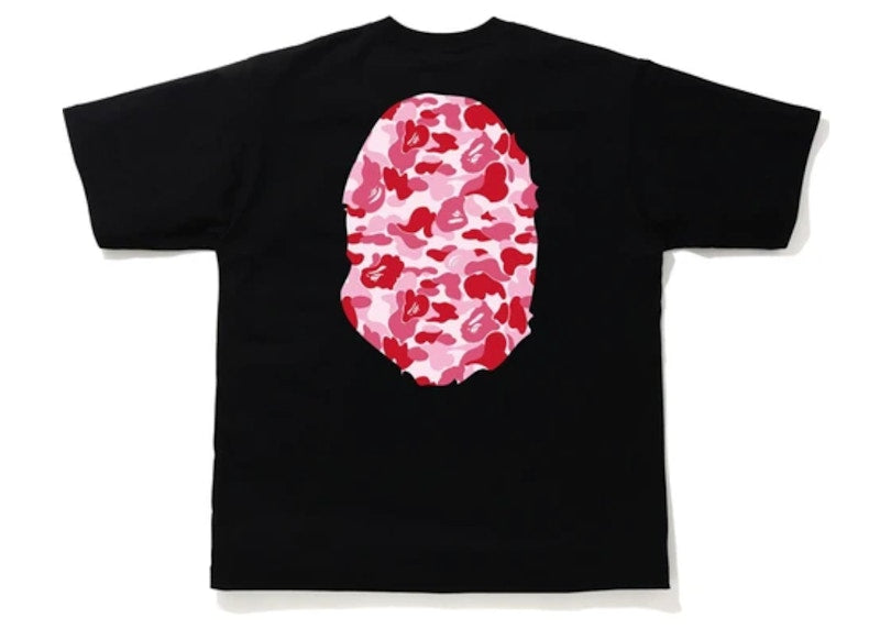 BAPE ABC Camo Big Ape Head Relaxed Tee Black/Pink