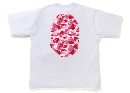 BAPE ABC Camo Big Ape Head Relaxed Tee White/Pink