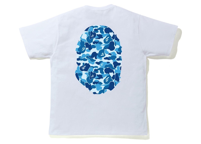 BAPE ABC Camo Big Ape Tee White/Blue