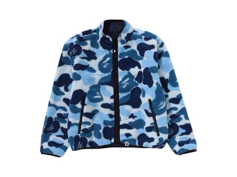 BAPE ABC Camo Boa Ripstop Reversible Jacket Blue