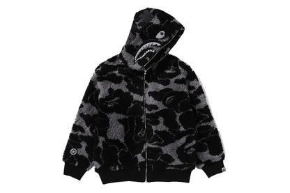 BAPE ABC Camo Boa Shark Relaxed Fit Hoodie Black