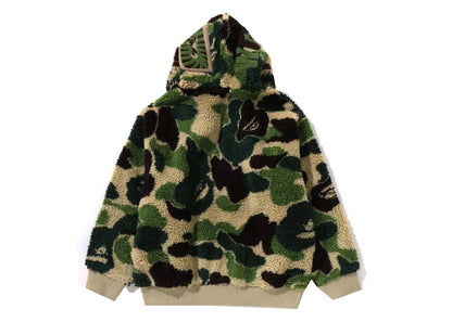 BAPE ABC Camo Boa Shark Relaxed Fit Hoodie Green