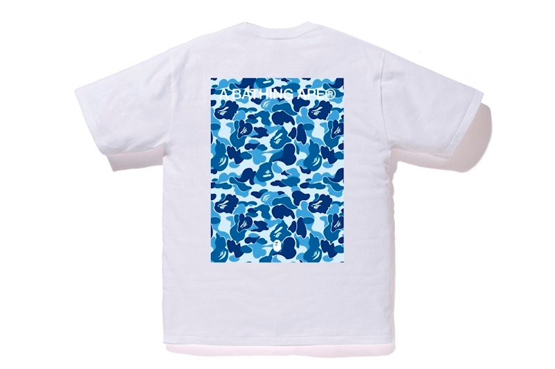 BAPE ABC Camo Box Tee White/Blue