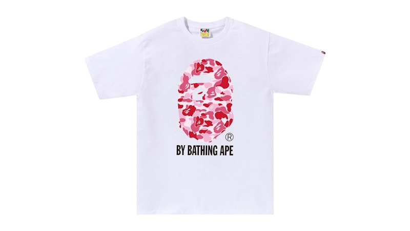 BAPE ABC Camo By Bathing Ape Tee (FW25) White/Pink