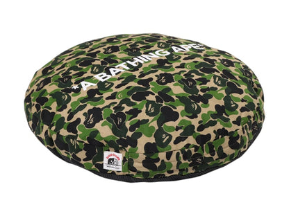 BAPE ABC Camo Circle 60cm Dog Bed Green