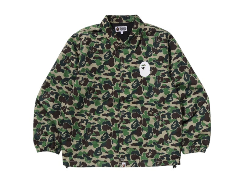 BAPE ABC Camo Coach Jacket Green