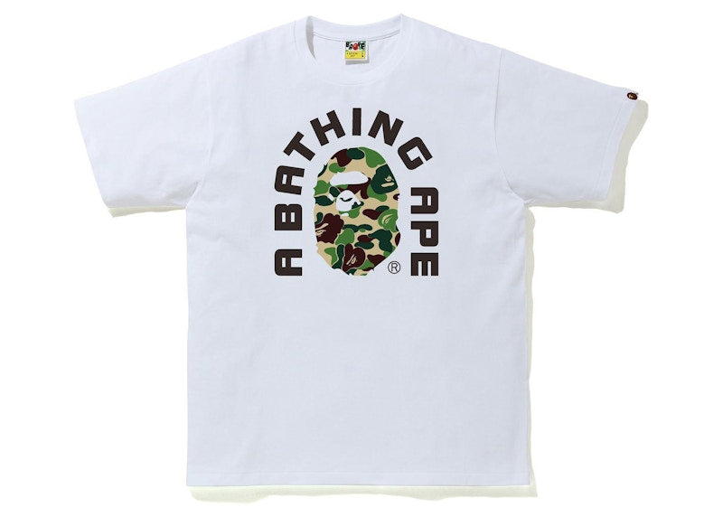 BAPE ABC Camo College 2020 Tee White/Green