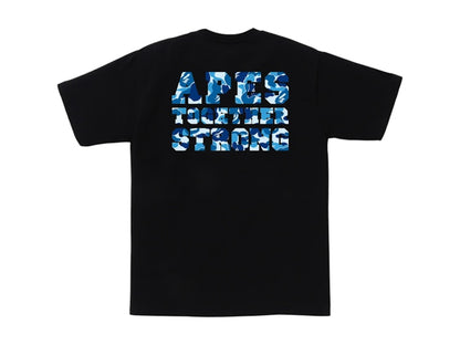 BAPE ABC Camo College ATS Tee Black/Blue