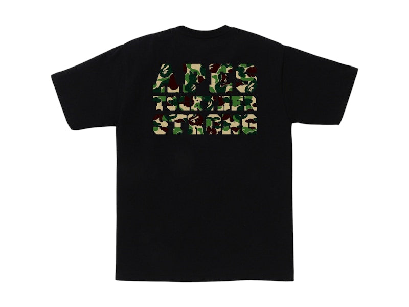 BAPE ABC Camo College ATS Tee Black/Green