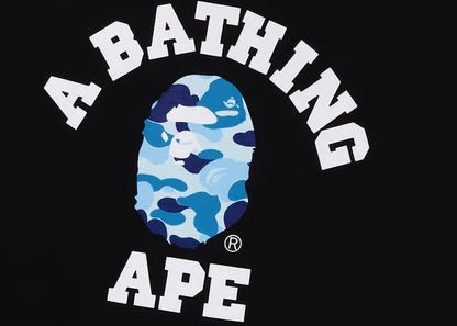 BAPE ABC Camo College Organic Cotton Tee Black/Blue