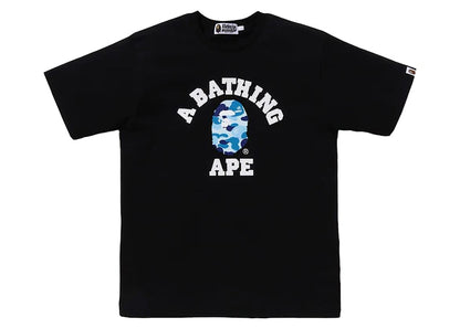 BAPE ABC Camo College Organic Cotton Tee Black/Blue