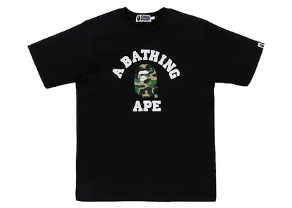 BAPE ABC Camo College Organic Cotton Tee Black/Green