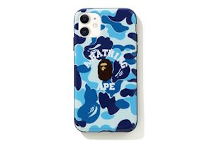BAPE ABC Camo College iPhone 11 Case Blue