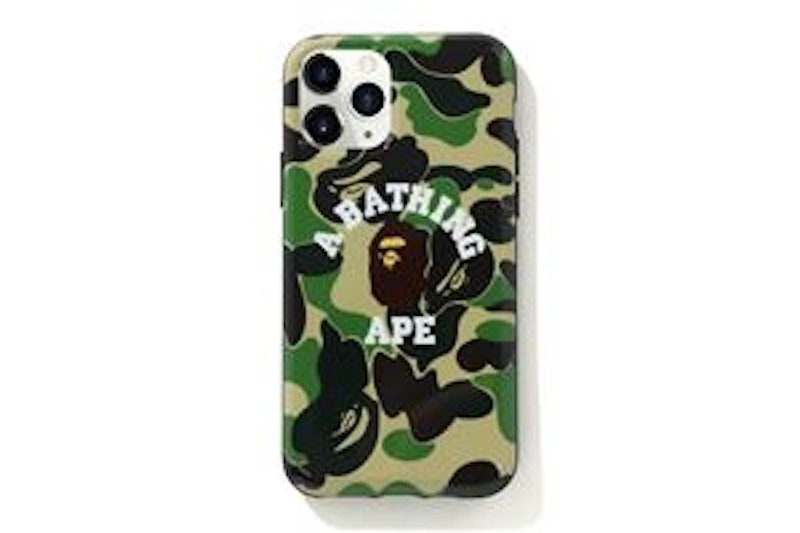 BAPE ABC Camo College iPhone 11 Pro Case Green