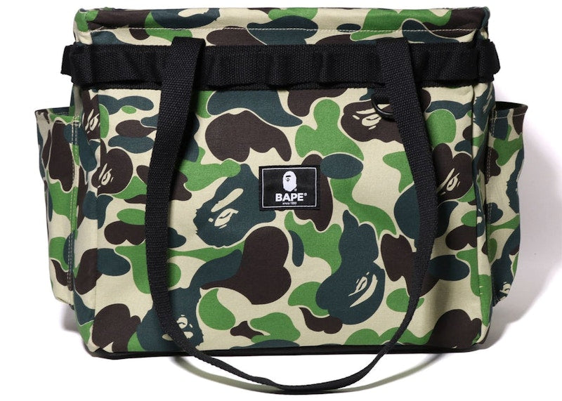 BAPE ABC Camo Container Bag Green
