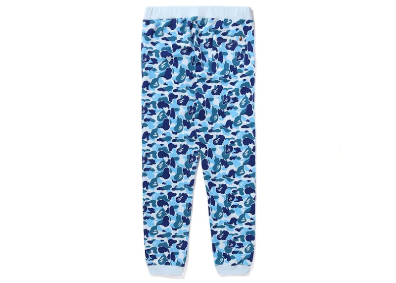 BAPE ABC Camo Crystal Stone Sweat Pants Blue